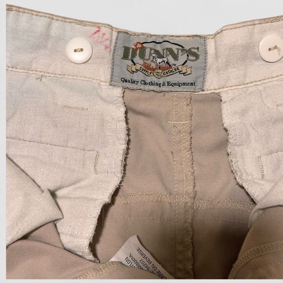 VTG Dunns Hunting Double Leg Duck Canvas Bush Pants Unisex 32x34 Gorpcore Hiking - Picture 7 of 10